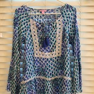 Lilly Pulitzer Bell Sleeve Tunic XS